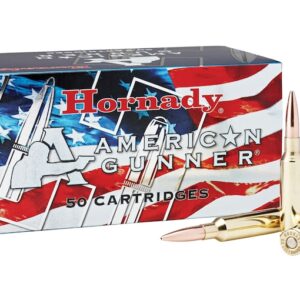 Hornady American Gunner Ammunition 6.5 Creedmoor 140 Grain Hollow Point Boat Tail Box of 50