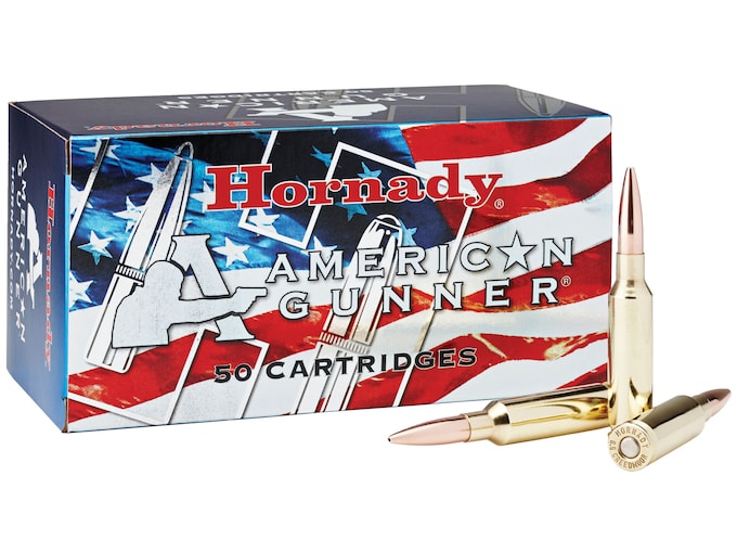 Hornady American Gunner Ammunition 6.5 Creedmoor 140 Grain Hollow Point Boat Tail Box of 50