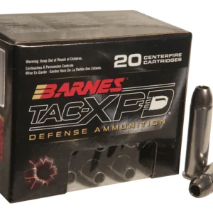 Barnes TAC-XPD Ammunition 357 Magnum 125 Grain TAC-XP Hollow Point Lead-Free Box of 20