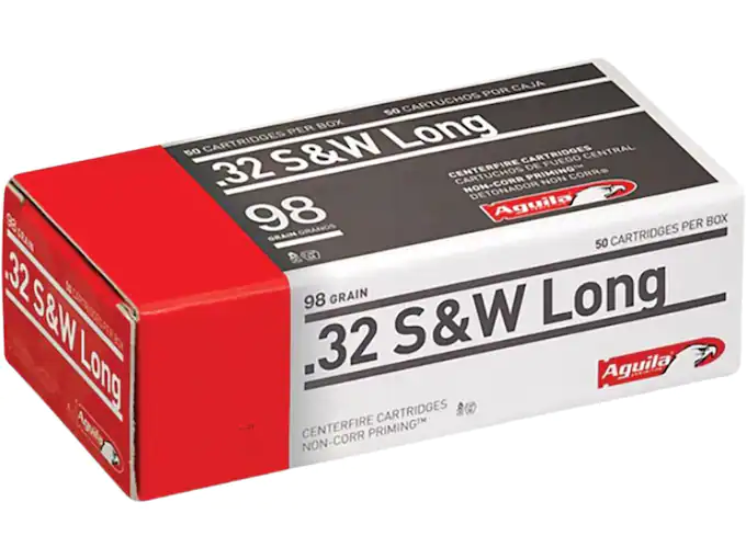 Aguila Ammunition 32 S&W Long 98 Grain Lead Round Nose
