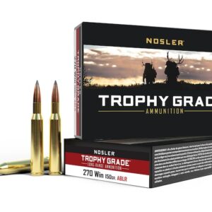 Nosler Trophy Grade Ammunition 270 Winchester 150 Grain AccuBond Long Range Box of 20