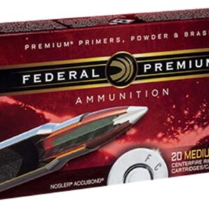 Federal Premium Ammunition 338 Winchester Magnum 225 Grain Nosler AccuBond Box of 20