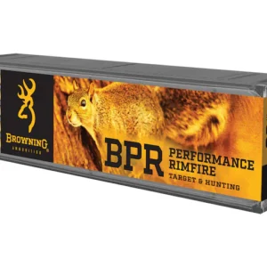 Browning BPR Ammunition 22 Long Rifle 40 Grain Lead Hollow Point Box of 100