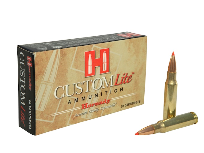 Hornady Custom Lite Ammunition 308 Winchester 125 Grain SST Box of 20