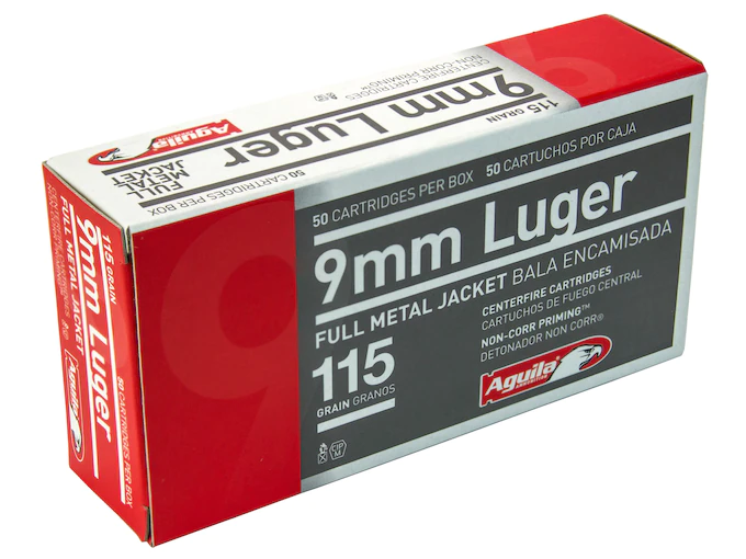 Aguila Ammunition 9mm Luger 115 Grain Full Metal Jacket