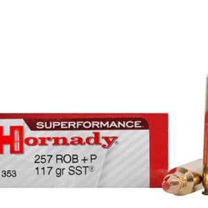 Hornady Superformance SST Ammunition 257 Roberts +P 117 Grain SST Box of 20