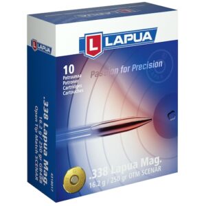 Sellier & Bellot Ammunition 338 Lapua Magnum 250 Grain Sierra MatchKing Hollow Point Boat Tail