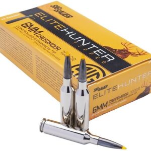 Sig Sauer Elite Hunter Tipped Ammunition 6mm Creedmoor 100 Grain Polymer Tip Box of 20