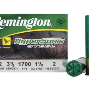 Remington HyperSonic Ammunition 12 Gauge 3-1/2" 1-3/8 oz #2 Non-Toxic Shot