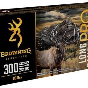 Browning Long Range Pro Hunter Ammunition 300 Winchester Short Magnum (WSM) 180 Grain Sierra GameChanger Tipped GameKing Box of 20