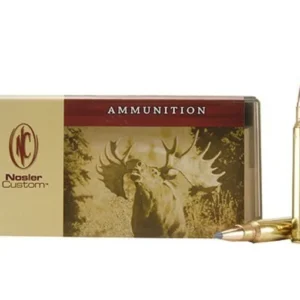 Nosler Custom Ammunition 8mm Remington Magnum 180 Grain Ballistic Tip Hunting Box of 20