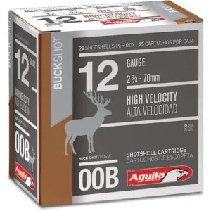 Aguila High Velocity Ammunition 12 Gauge 2-3/4" Buckshot