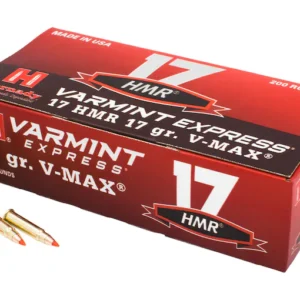Hornady Varmint Express Ammunition 17 Hornady Magnum Rimfire (HMR) 17 Grain V-MAX