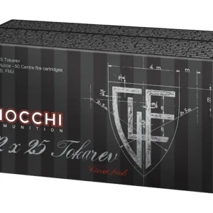 Fiocchi Ammunition 7.62x25mm Tokarev 85 Grain Full Metal Jacket Box of 50