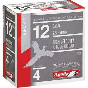 Aguila High Velocity Ammunition 12 Gauge 2-3/4" 1-1/4 oz