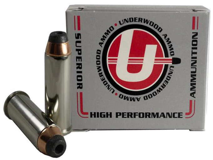Underwood Ammunition 44 Remington Magnum 240 Grain Jacketed Hollow Point Box of 20