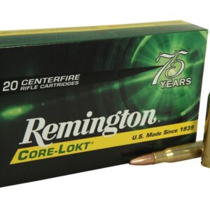 Remington Core-Lokt Ammunition 30-06 Springfield 165 Grain Core-Lokt Pointed Soft Point Box of 20