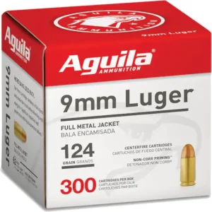 Aguila Ammunition 9mm Luger 124 Grain Full Metal Jacket