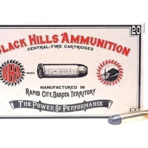 Black Hills Cowboy Action Ammunition 38-55 WCF 255 Grain Lead Flat Nose Box of 20