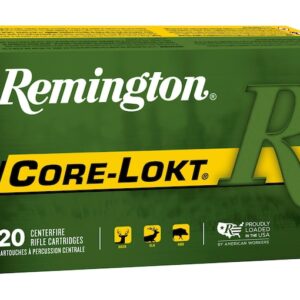 Remington Core-Lokt Ammunition 264 Winchester Magnum 140 Grain Pointed Soft Point Core-Lokt Box of 20