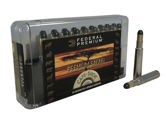 Federal Premium Safari Ammunition 416 Rigby 400 Grain Woodleigh Hydrostatically Stabilized Solid Bullets