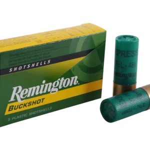 Remington Express Ammunition 12 Gauge 2-3/4" #4 Buckshot 27 Pellets Box of 5