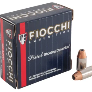 Fiocchi Extrema Ammunition 380 ACP 90 Grain Hornady XTP Jacketed Hollow Point Box of 25