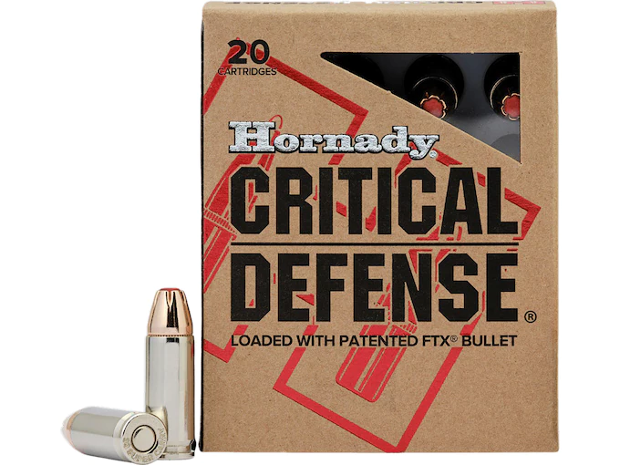 Hornady Critical Defense Ammunition 30 Super Carry 100 Grain FTX Box of 20