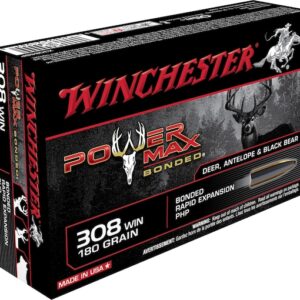Winchester Power Max Bonded Ammunition 308 Winchester 180 Grain Protected Hollow Point Box of 20
