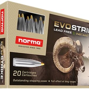 Norma EVOStrike Ammunition 308 Winchester 139 Grain Polymer Tip Lead Free Box of 20