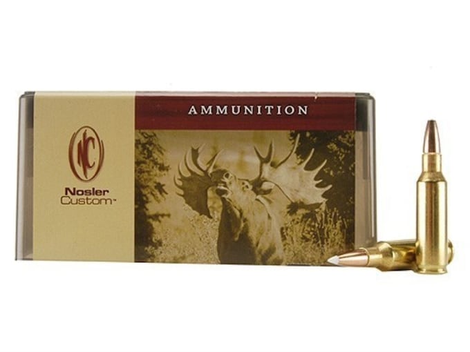 Nosler Custom Ammunition 300 Remington Short Action Ultra Magnum 150 Grain AccuBond Spitzer Box of 20