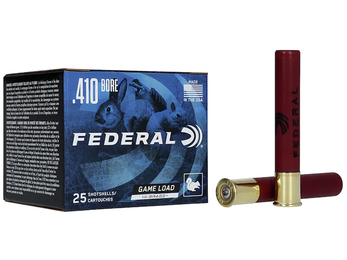 Federal Game Load Upland Hi-Brass Ammunition 410 Bore