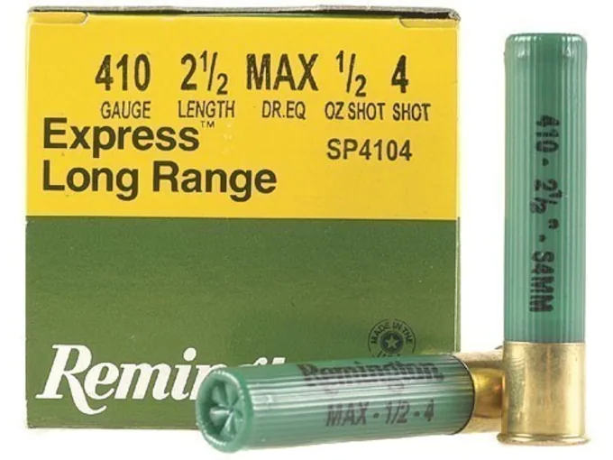 Remington Express Extra Long Range Ammunition 410 Bore