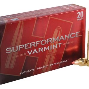 Hornady Superformance Varmint Ammunition 204 Ruger 40 Grain V-Max Box of 20