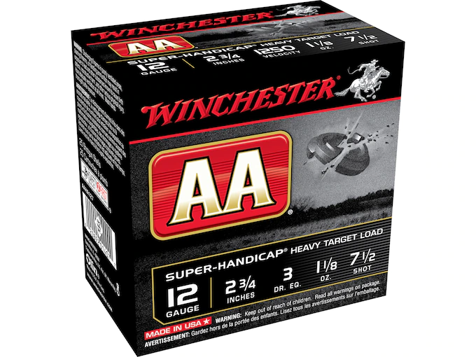 Winchester AA Super-Handicap Heavy Target Ammunition 12 Gauge 2-3/4" 1-1/8 oz