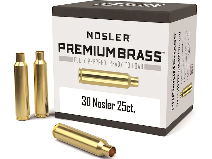 Nosler Custom Brass 30 Nosler Box of 25