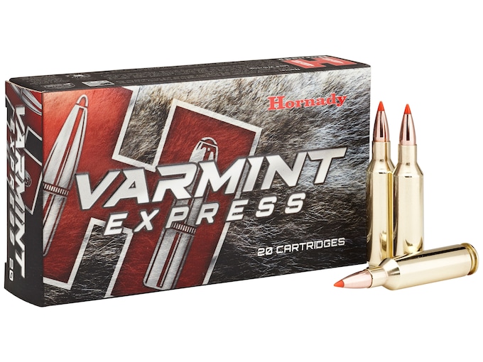 Hornady Varmint Express Ammunition 6mm Creedmoor 87 Grain V-MAX Polymer Tip Box of 20