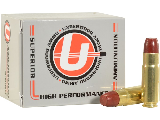 Underwood Ammunition 458 SOCOM 500 Grain Hard Cast Lead Flat Nose Gas Check Subsonic Box of 20
