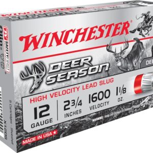 Winchester Deer Season Extreme Slug Ammunition 12 Gauge 2-3/4" 1-1/4 oz Slug Box of 5