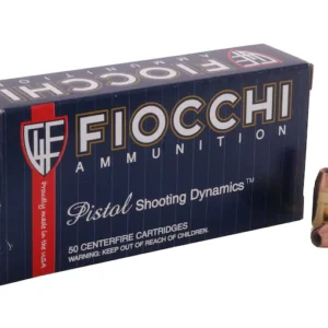 Fiocchi Shooting Dynamics Ammunition 380 ACP 90 Grain Jacketed Hollow Point Box of 50