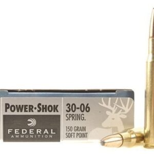 Federal Power-Shok Ammunition 30-06 Springfield 150 Grain Soft Point Box of 20