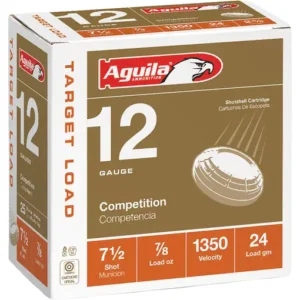 Aguila Competition Target Load Ammunition 12 Gauge 2-3/4" 7/8 oz #7-1/2 Shot