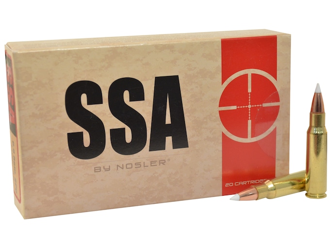 Silver State Armory Ammunition 6.8mm Remington SPC 110 Grain Nosler AccuBond Box of 20