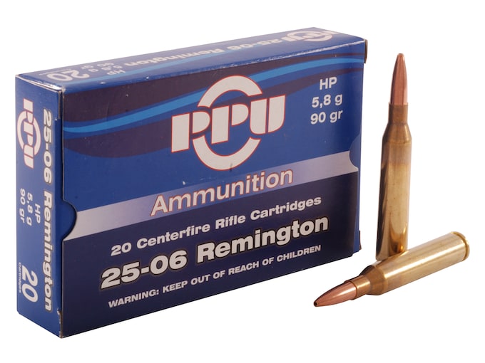 Prvi Partizan Ammunition 25-06 Remington 90 Grain Hollow Point Box of 20