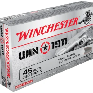Winchester Win1911 Ammunition 45 ACP 230 Grain Full Metal Jacket