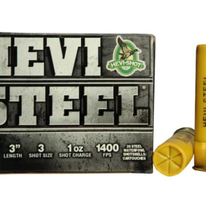 Hevi-Shot Hevi-Steel Waterfowl Ammunition 20 Gauge 3" 7/8 oz #3 Non-Toxic Shot