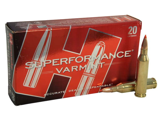 Hornady Superformance Varmint Ammunition 243 Winchester 58 Grain V-MAX Polymer Tip Box of 20