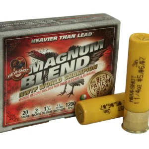 Hevi-Shot Magnum Blend Turkey Ammunition 20 Gauge 3" 1-1/4 oz #5, #6 and #7 Hevi-Shot High Velocity Non-Toxic Box of 5