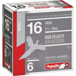 Aguila High Velocity Ammunition 16 Gauge 2-3/4"