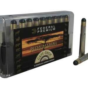 Federal Premium Safari Ammunition 470 Nitro Express 500 Grain Woodleigh Hydrostatically Stabilized Solid Bullets